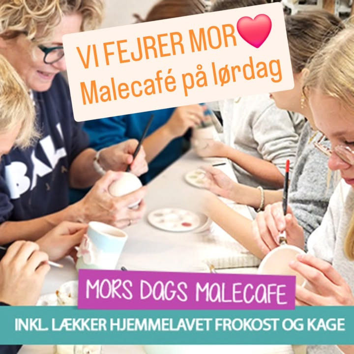Vesterhavskunst inviterer til mors dags malecafé med frokost i Skive