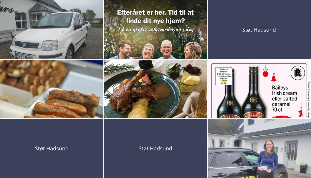 Nyt fra REMA 1000 Hadsund, Kudahls Køreskole, Havnens fisk og grill og 3 andre