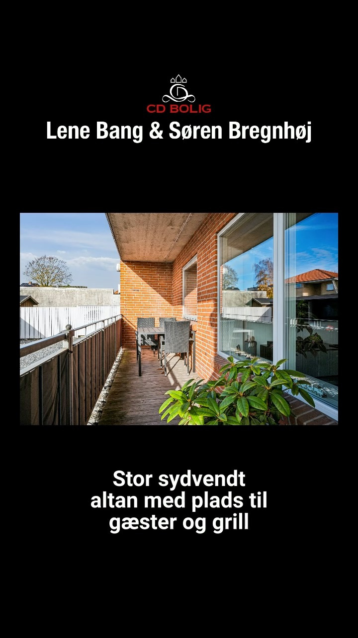 Indflytningsklar 3-værelses lejlighed i Alderslyst hos CD Bolig - Lene Bang & Søren Bregnhøj