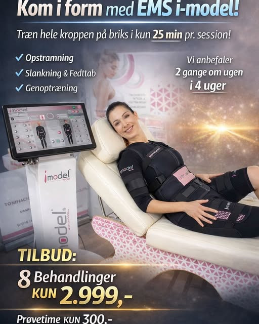 Opnå en tonet krop med EMS i-model hos Hair & Skin Zone