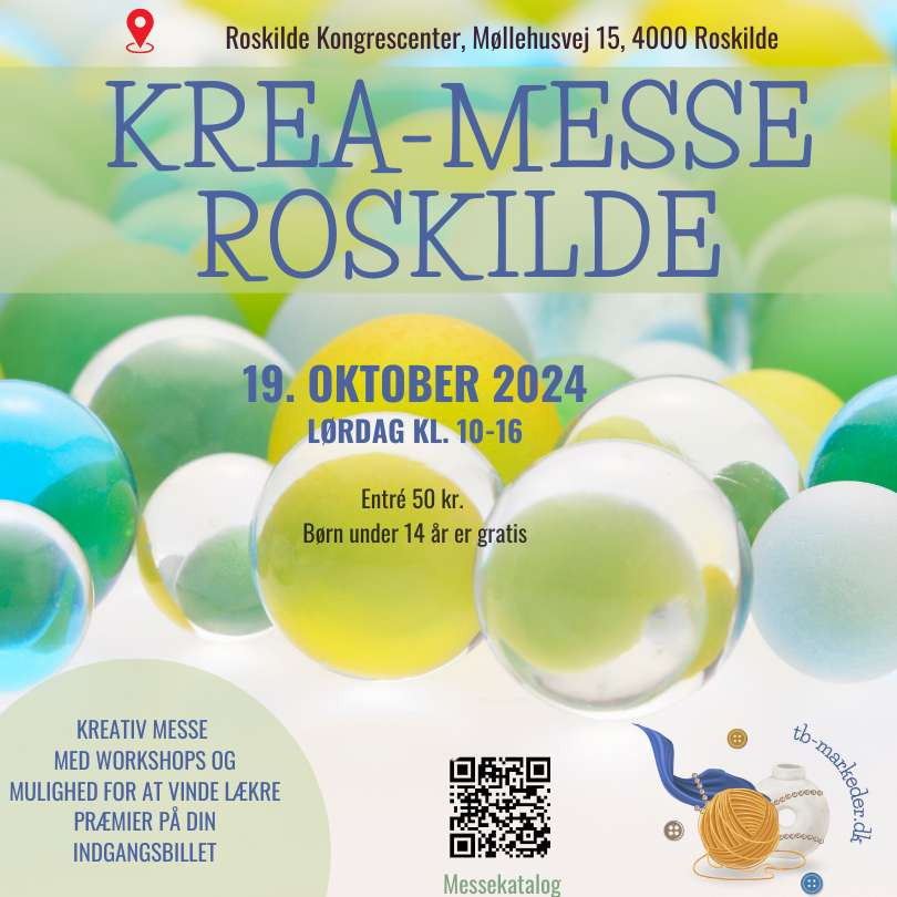 Krea-messe i Roskilde: Kreativitet for hele familien
