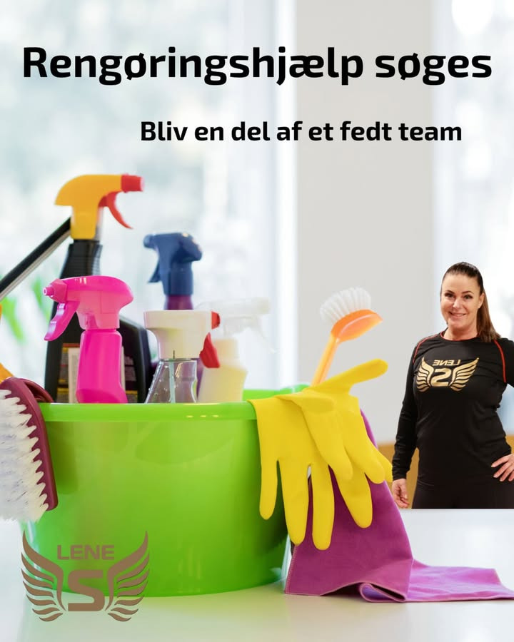 LeneS søger ny kollega til rengøring og træning i fællesskab