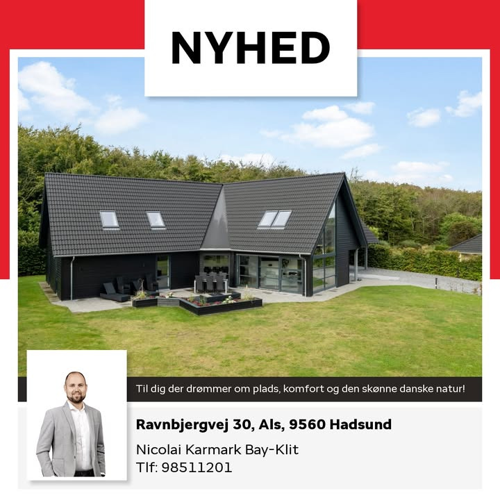 Home Hobro præsenterer moderne familievilla i naturskønne omgivelser til salg