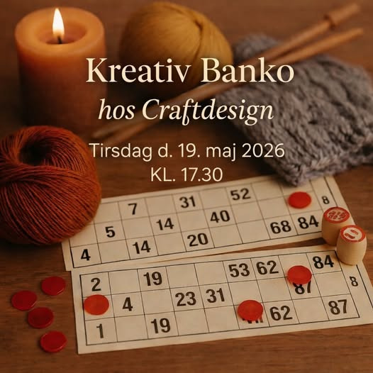 Craftdesign inviterer til kreativ banko med unikke præmier