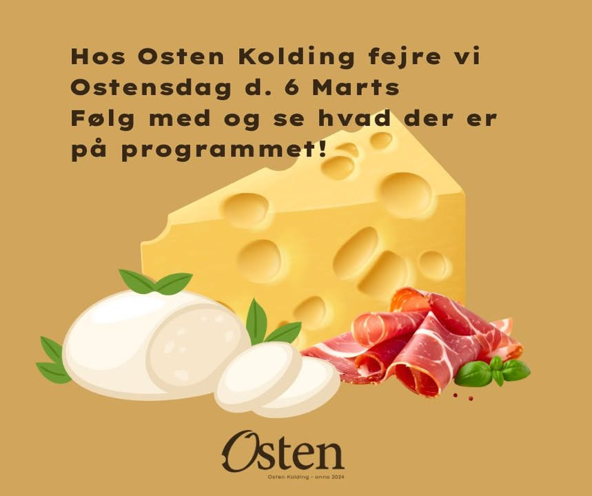Osten Kolding inviterer til tidlig fejring af Ostens Dag med gode tilbud hele ugen