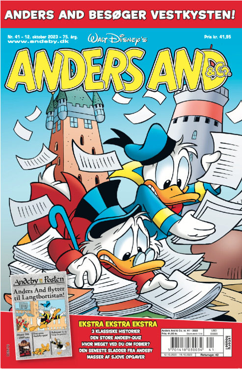 Anders And besøger Vestjylland:  På jagt efter barndomsven og mistet shilling med onkel Joakim 