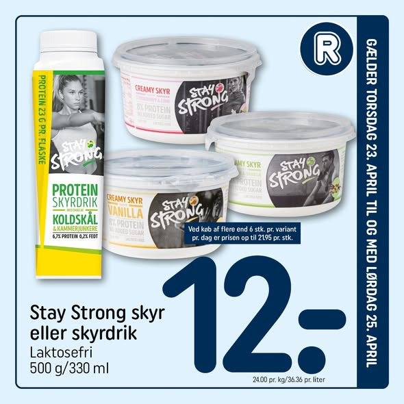 Rema 1000 Halgårdvej byder på weekendtilbud med skyr og lækre rejseretter