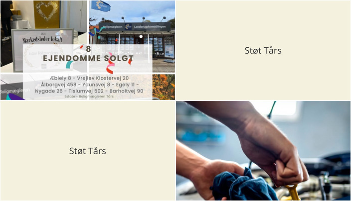 Nyt fra Estate Boligmægleren Tårs og Tårs Autoteknik