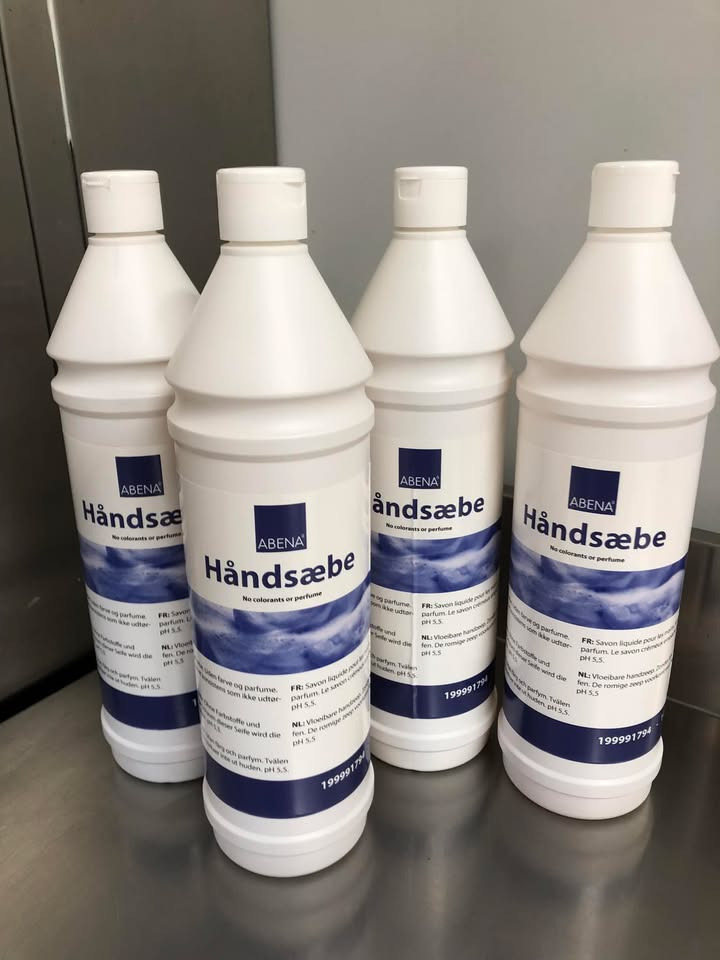 Stort tilbud på flydende håndsæbe hos Min Købmand Øster Bjerregrav