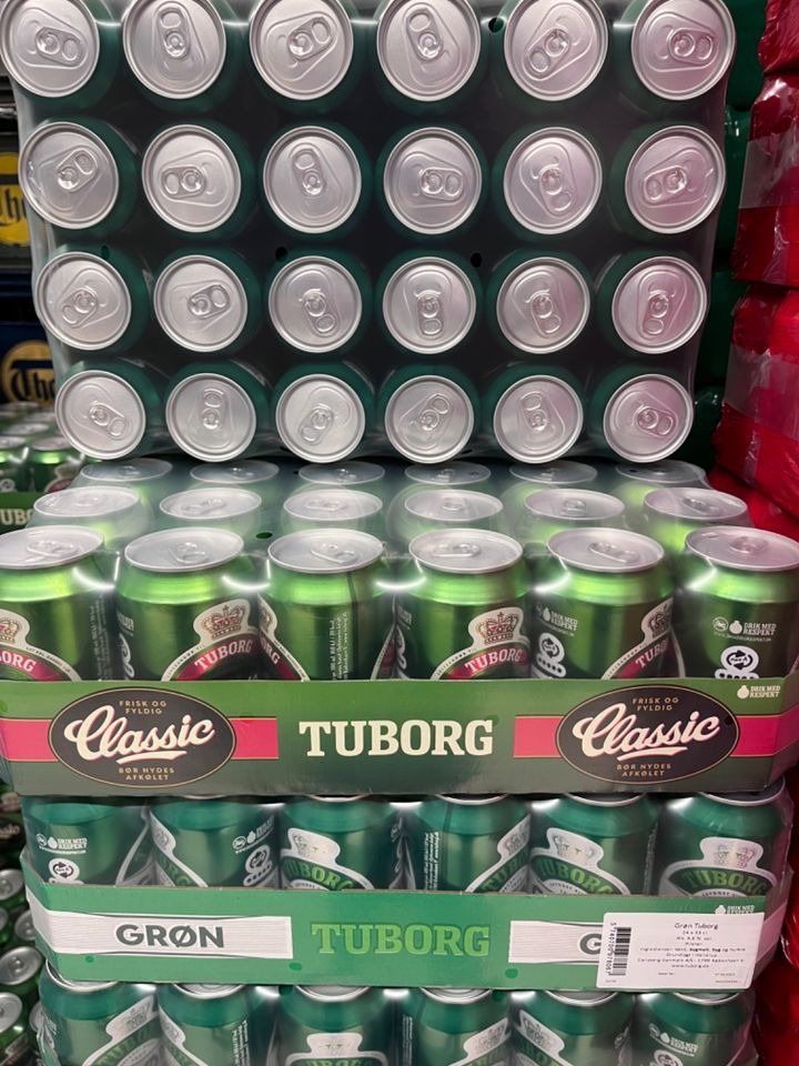 MENY Hobro tilbyder 24 dåser Tuborg til kun 86,66 kr.