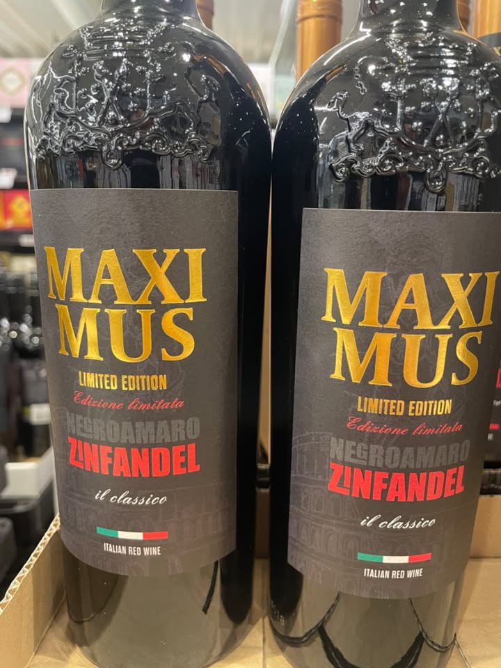 Meny Randers tilbyder Maxi Mus Negroamaro/Zinfandel til specialpris