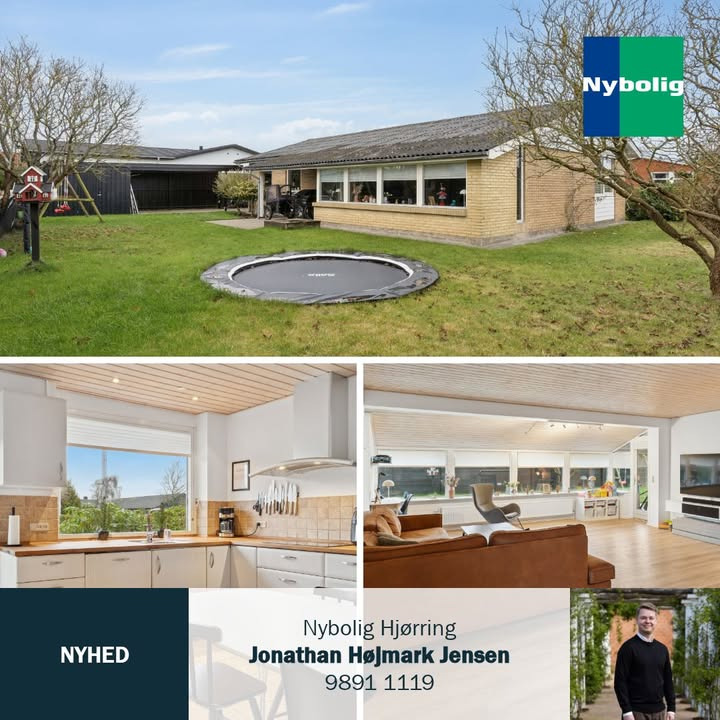 Indbydende villa til salg centralt i Hjørring med nyrenoverede gulve