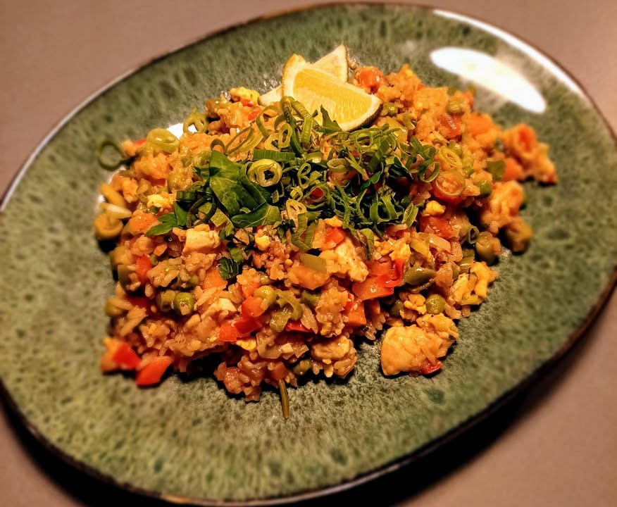 Njordkøkken tilbyder fried rice med kylling til afhentning torsdag