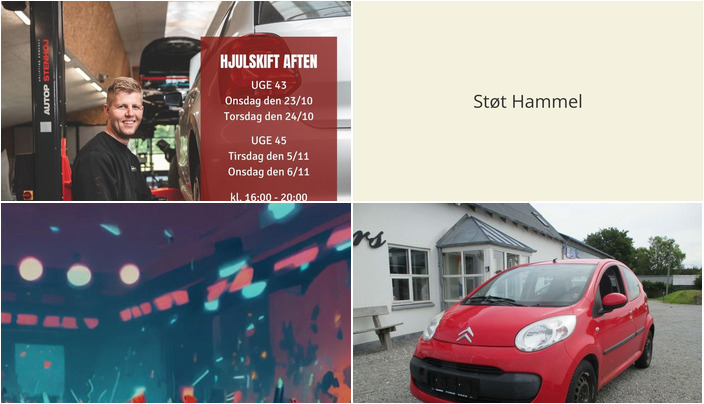 Nyt fra Autotekniker v/Kim Skytthe, CENTER KIOSKEN  og TT CARS ApS