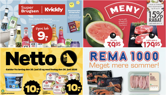 Frokostfavoritter til kun 9 kr. og argentinsk ribeye steak hos Meny til 129,95 kr. - se de lokale tilbud