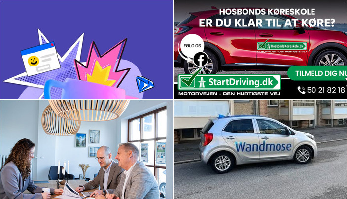 Nyt fra Ejendomsmæglerne Hansen & Thoft, CARLSENS DYKKERCENTER A/S, Wandmose Køreskole og 1 anden