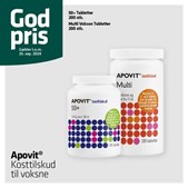 God pris på Apovit kosttilskud hos Ikast Apotek