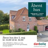 Åbent hus i fire skønne boliger i Fredericia: Tilmelding nødvendig for weekendens begivenhed