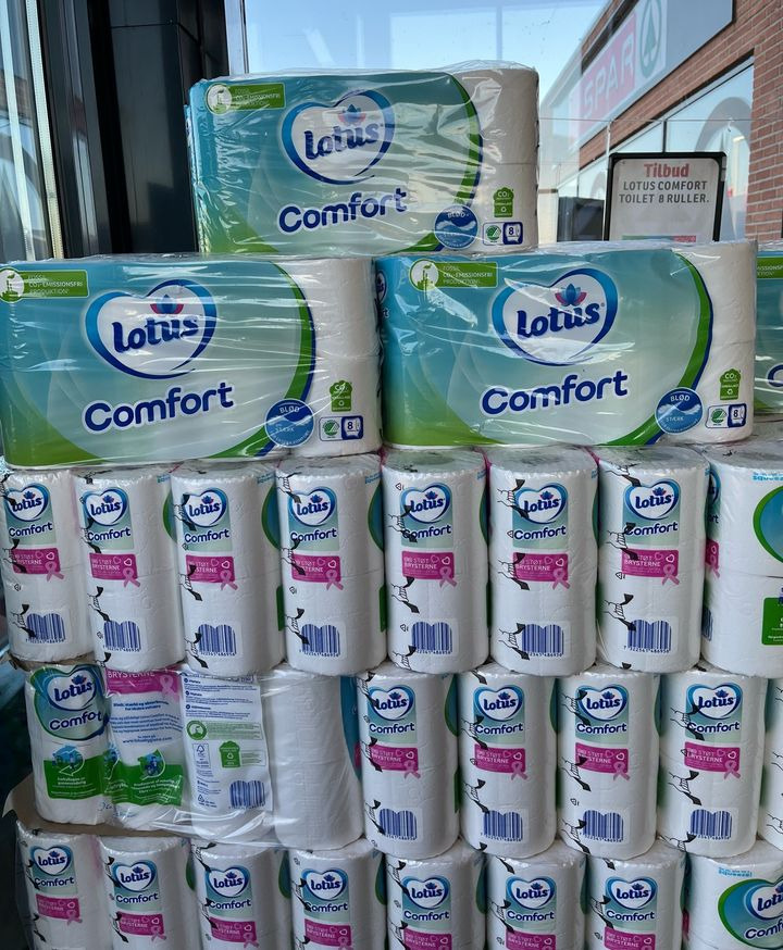 Gør fredagen billigere med toiletpapir fra Spar Fårup: 8 ruller for 20 kr