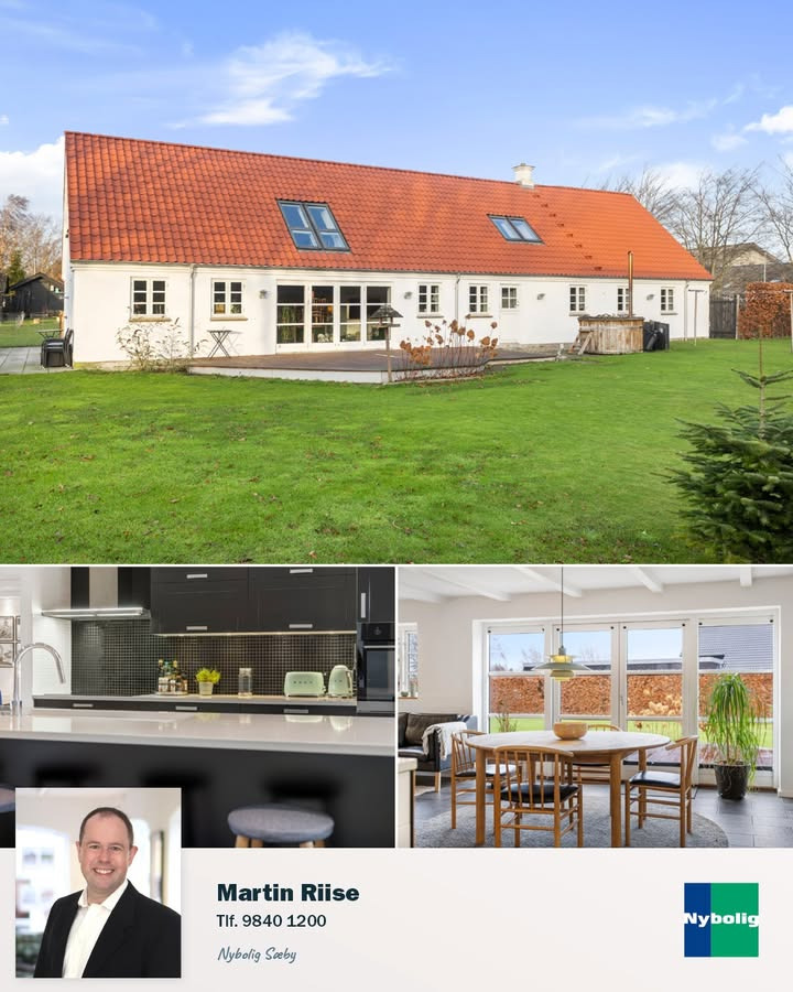 Historisk villa i Sæby med unik kombination af charme og funktionalitet