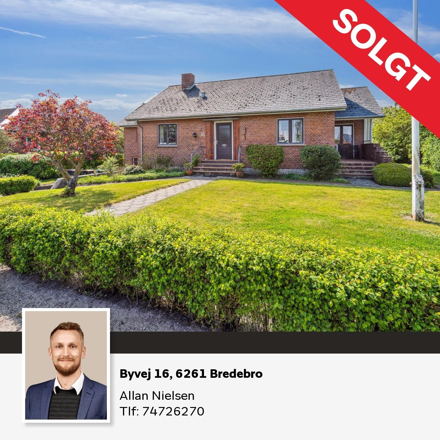Home Tønder har solgt bolig på Byvej 16 i Bredebro