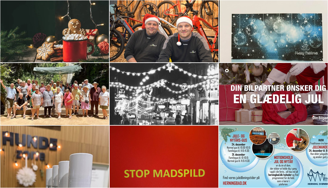 Nyt fra Herning Løve Apotek, FREDHØJ CYKLER V/CARSTEN ØVIG JENSEN, Herning Svømmehal og 6 andre