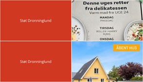 Nyt fra Mæglerhuset og SUPERBRUGSEN DRONNINGLUND