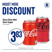 Månedens tilbud fra Rema1000 Gærumvej: Coca Cola til 3,83 og Tuborg til 5,75 kroner