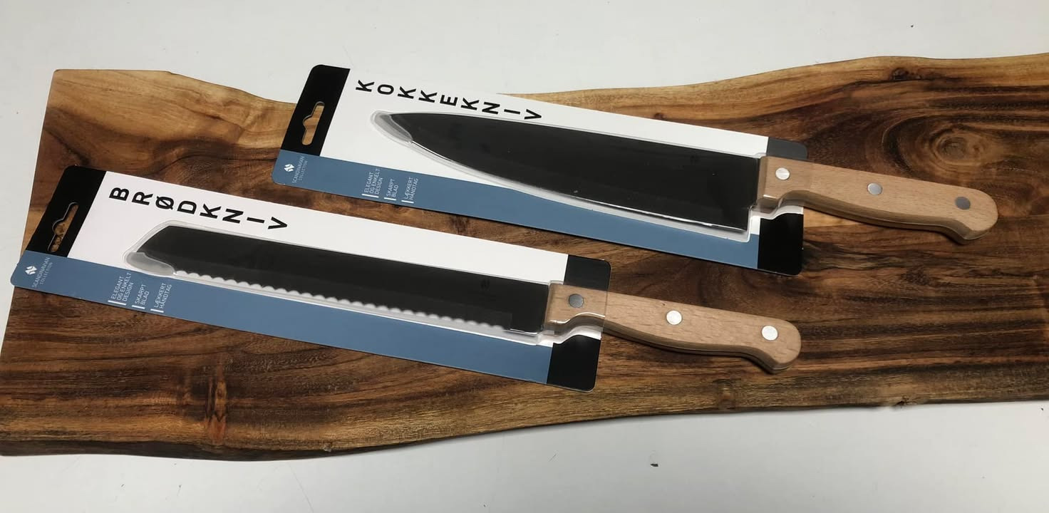 Restparti af knive fra Scandinavian Collection til kun 28 kr. hos Min Købmand Øster Bjerregrav