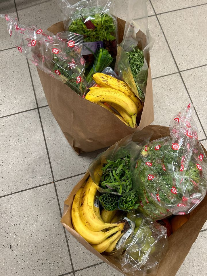 Bekæmp madspild med frugt og grønt poser hos Min Købmand i Asp i dag