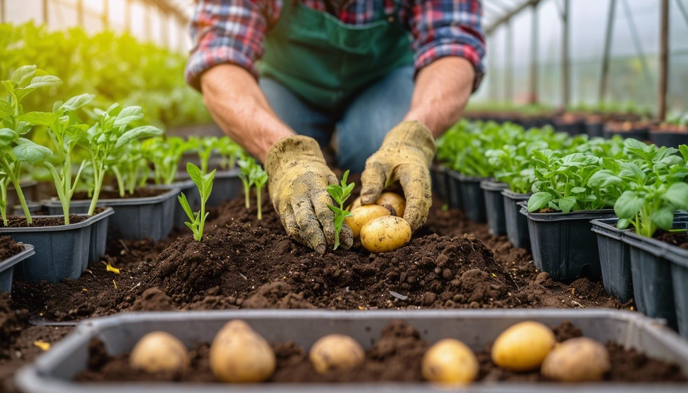 Sådan dyrker du bedst kartofler i drivhuset