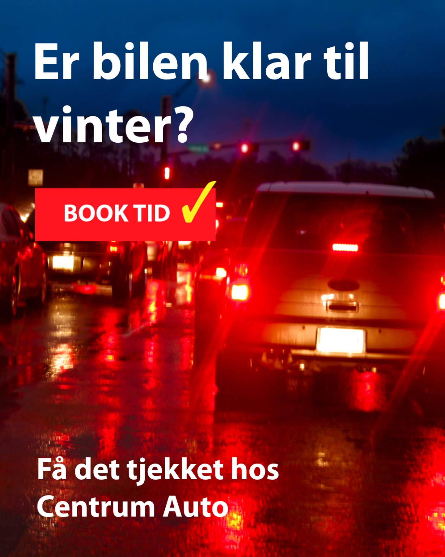 Centrum Auto tilbyder vintertjek til din bil for en sikker vinterkørsel