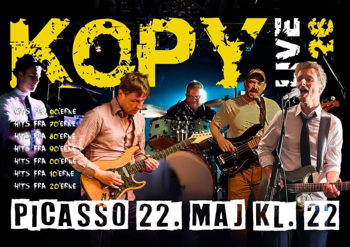 Cafe Picasso byder på livemusik fredag d. 22/5