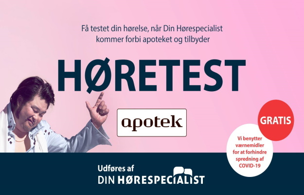 Gratis høretest på Randers Jernbane Apotek