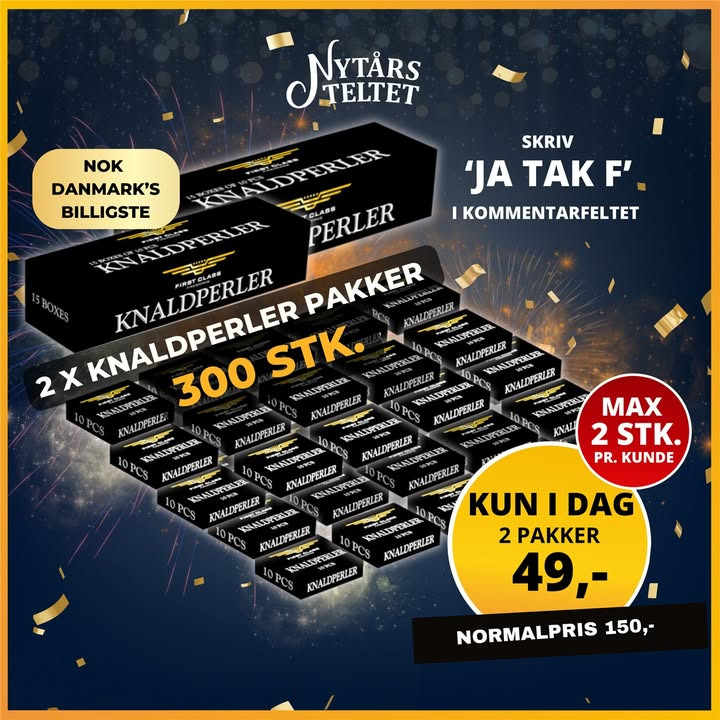 Midtjysk Blomstermarked giver dig chancen for at vinde fyrværkeri til en værdi af 10.000 kr. – deltag i vores konkurrence i dag!