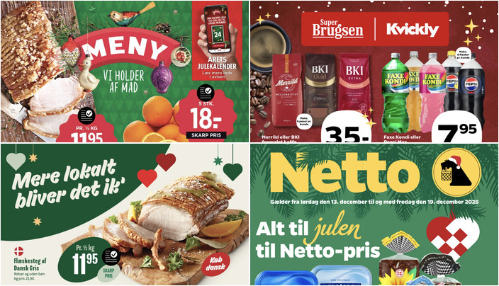 Gode lokale tilbud: Flæskesteg til 11,95 kr. og Lurpak smør til 10,95 kr.