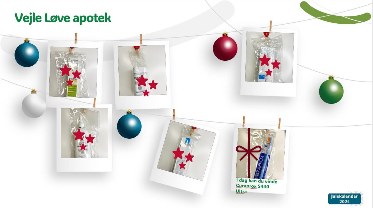 Vejle Løve Apotek forkæler kunderne med julekalendergaver hver dag i december