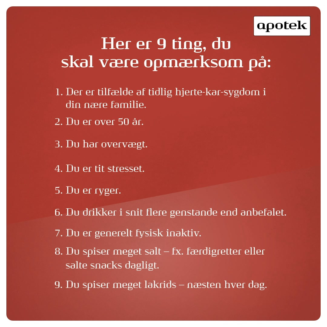 Ikast Apotek informerer: Hold øje med dit blodtryk for at undgå helbredsrisici