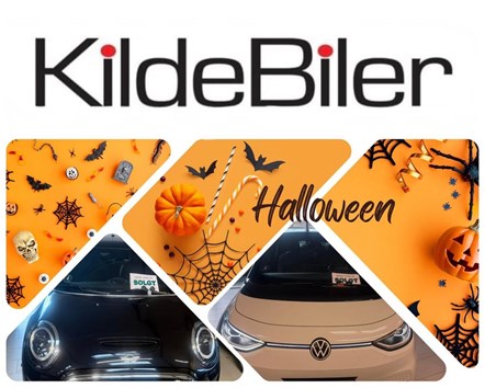 KILDE BILER ønsker alle en (u)hyggelig halloween og siger tillykke til nye elbilsejere