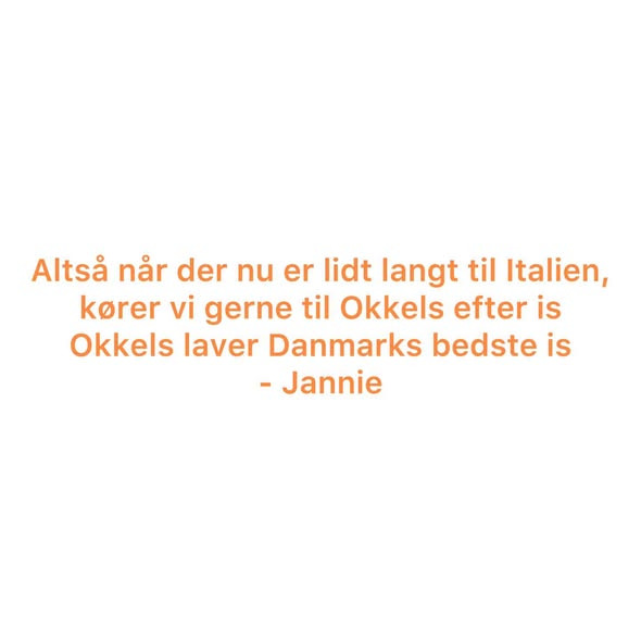 Okkels opfordrer gæster til at dele deres oplevelse med en anmeldelse