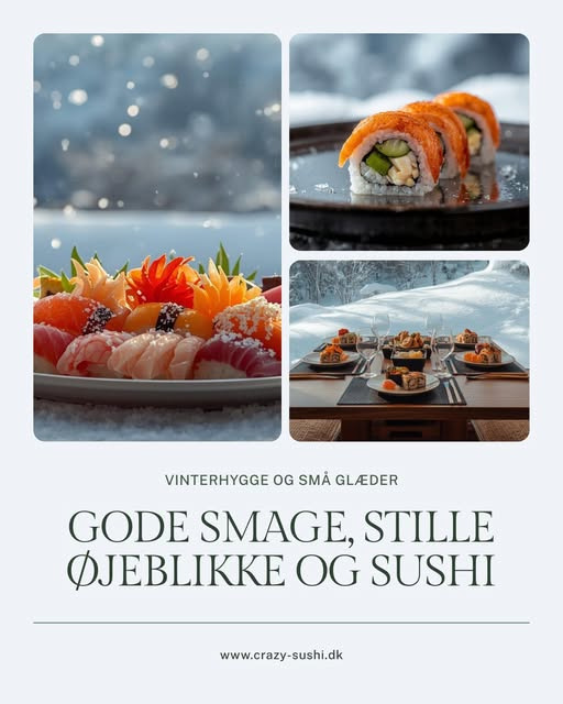 Crazy Sushi byder på rabat og varme smagsoplevelser på en kold fredag