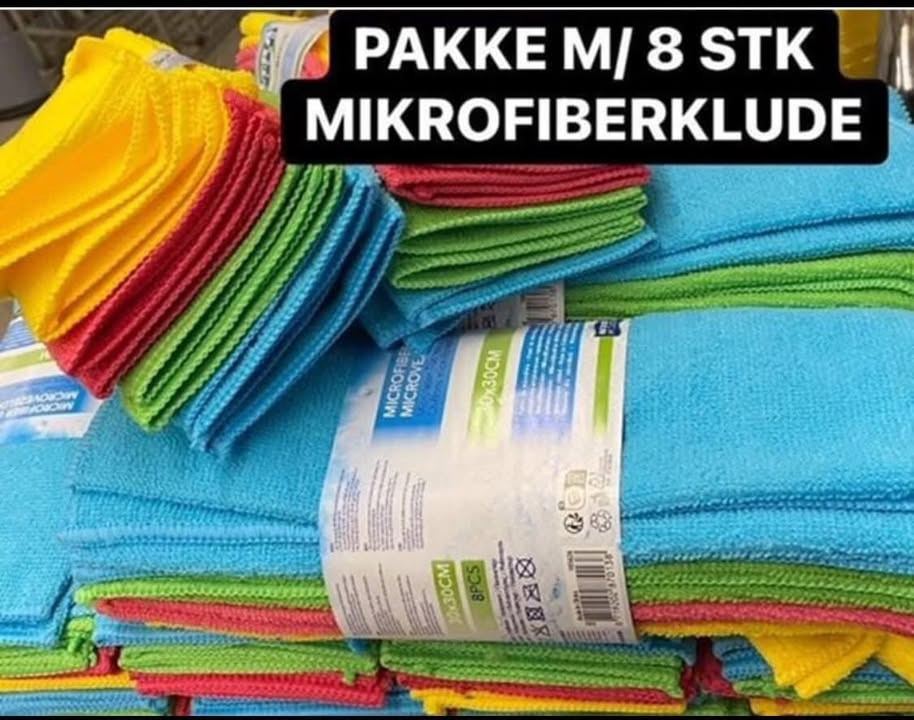 Oprydningssalg hos Min Købmand Øster Bjerregrav: Fiberklude til kun 20 kr. pr. pakke