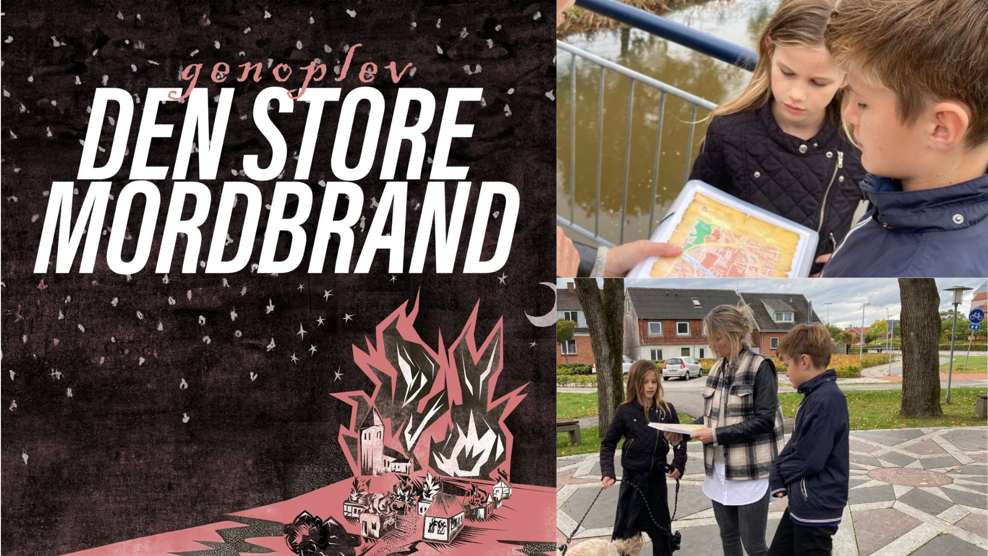 Tag på gådejagt i Holstebro, hvor I kan løse mysteriet om Den Store Mordbrand
