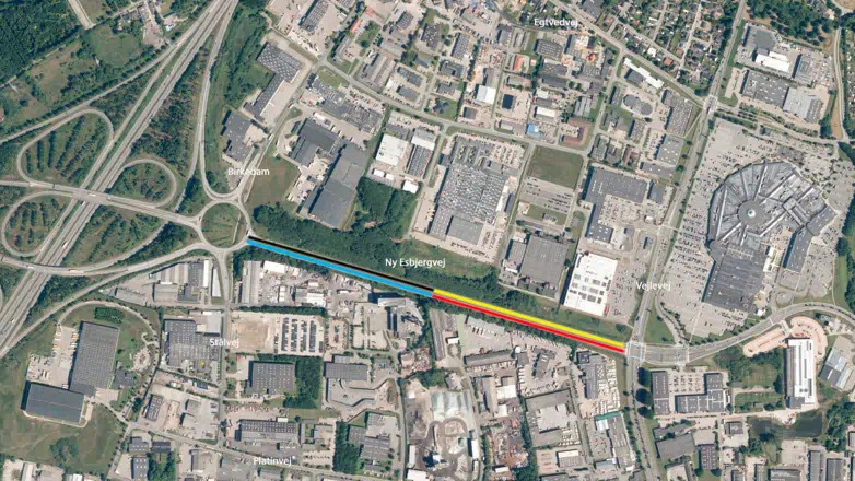 Ny Esbjergvej bliver teststrækning for bæredygtige asfaltløsninger i Kolding
