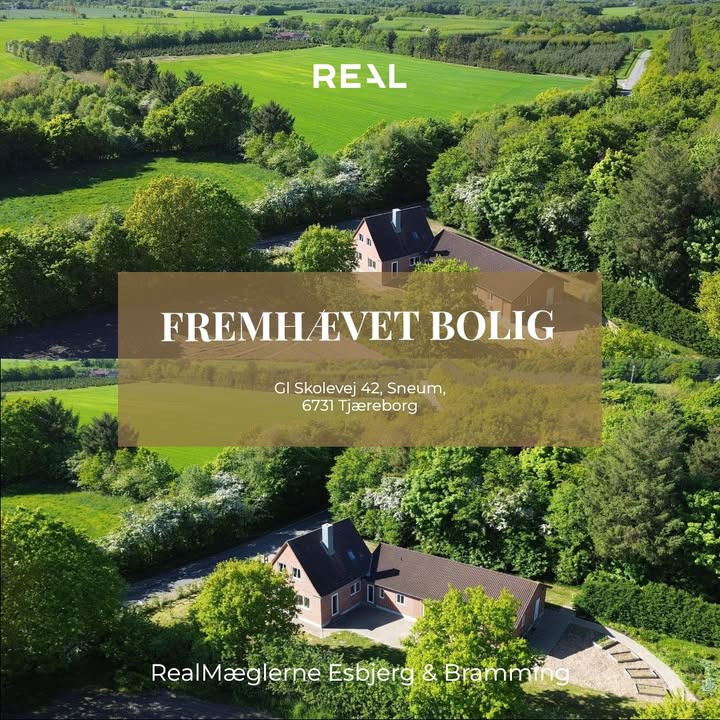 RealMæglerne Esbjerg og Bramming fremhæver fantastisk ejendom i naturskønne omgivelser