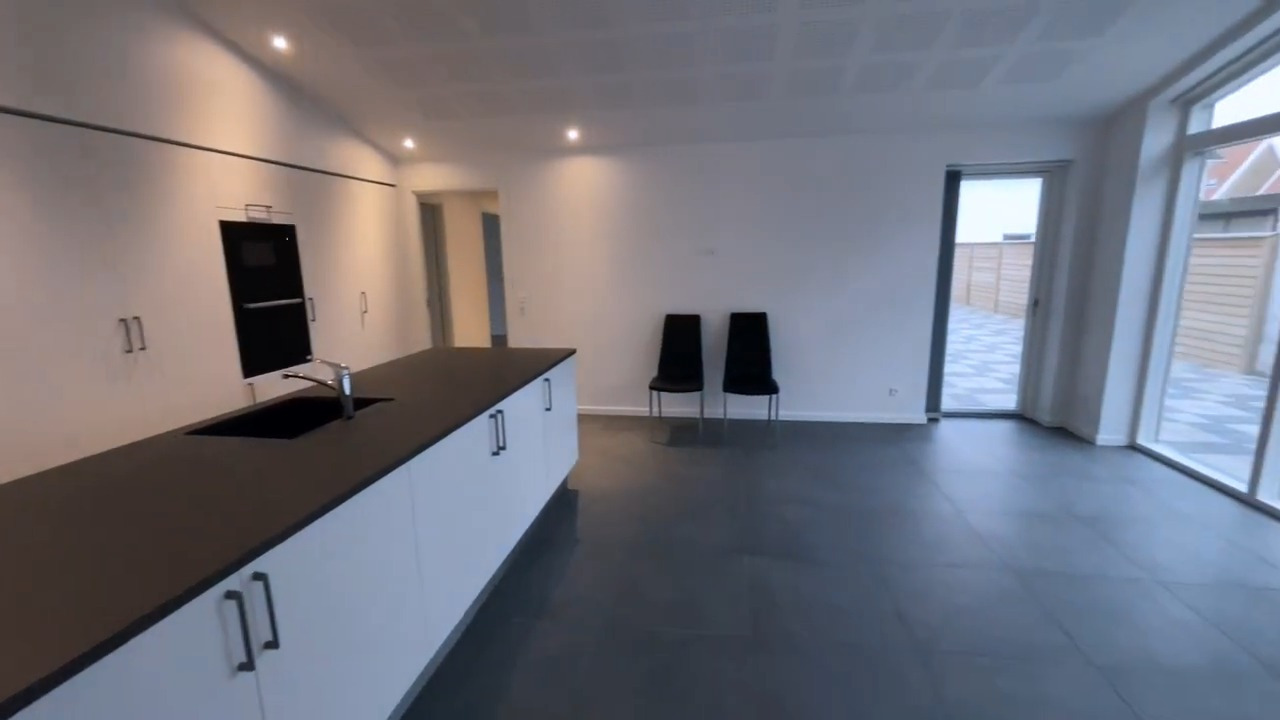 Nyopført Milton-hus centralt i Hjørring hos Ejendomsmæglerfirmaet Thomas Risager A/S