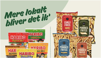 Haribo til kun 10 kr. og Gestus ovnkartofler for 12 kr. hos Min Købmand