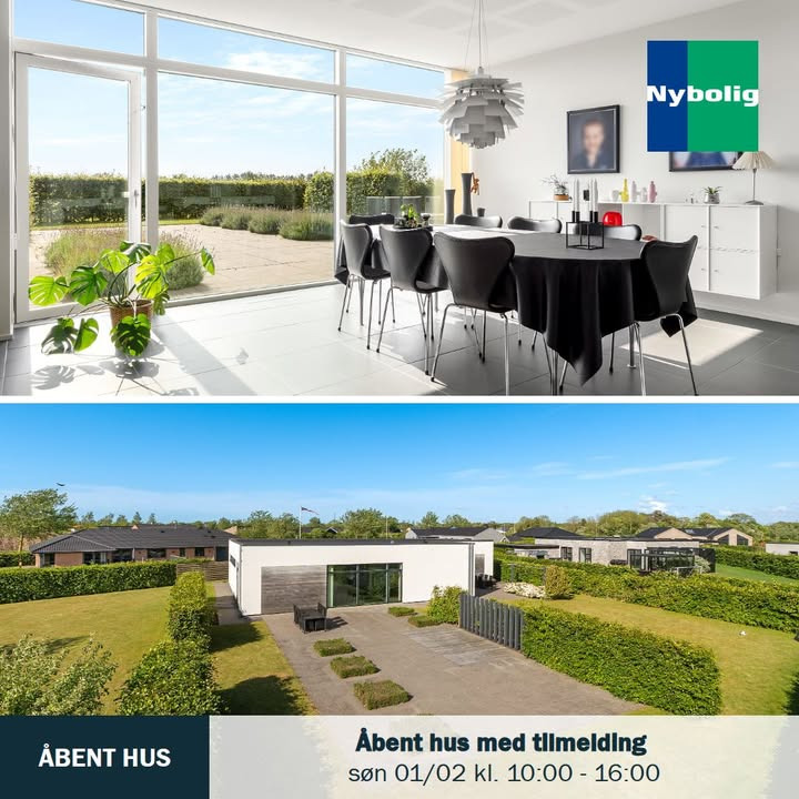 Nybolig Hjørring v/Morten Hove inviterer til åbent hus i luksuriøs arkitektvilla i Hjørring