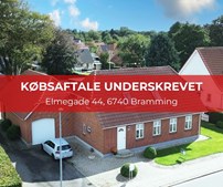 RealMæglerne Esbjerg fejrer underskrevet købsaftale på Elmegade 44 i Bramming
