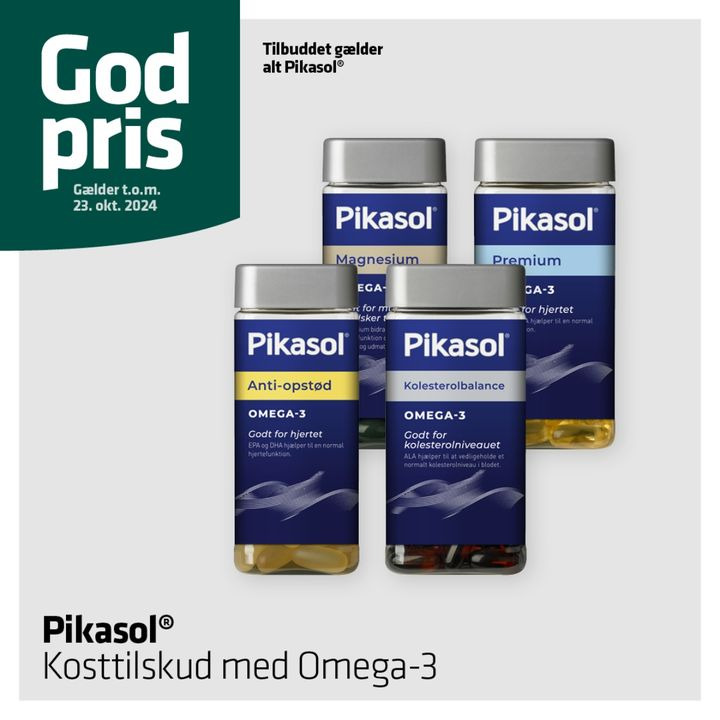 God pris på Pikasol kosttilskud hos Vejlby Apotek